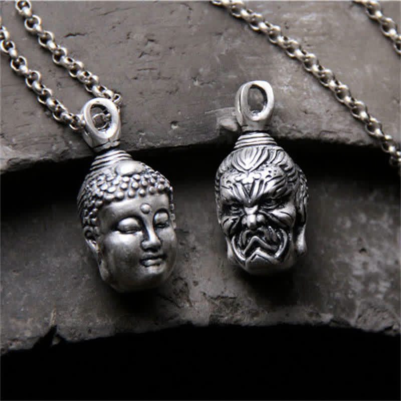 Buddha-Anhänger aus 999er Sterlingsilber für Gelassenheit und Schutz