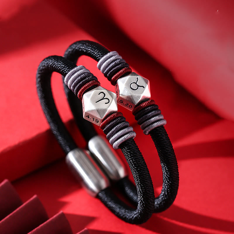 999 Sterling Silber Chinesisches Sternzeichen Armband zum Schutz