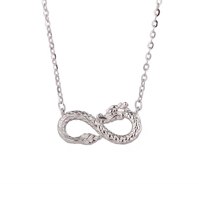 Drachenkette aus 999 Sterlingsilber | Endless Knot Success
