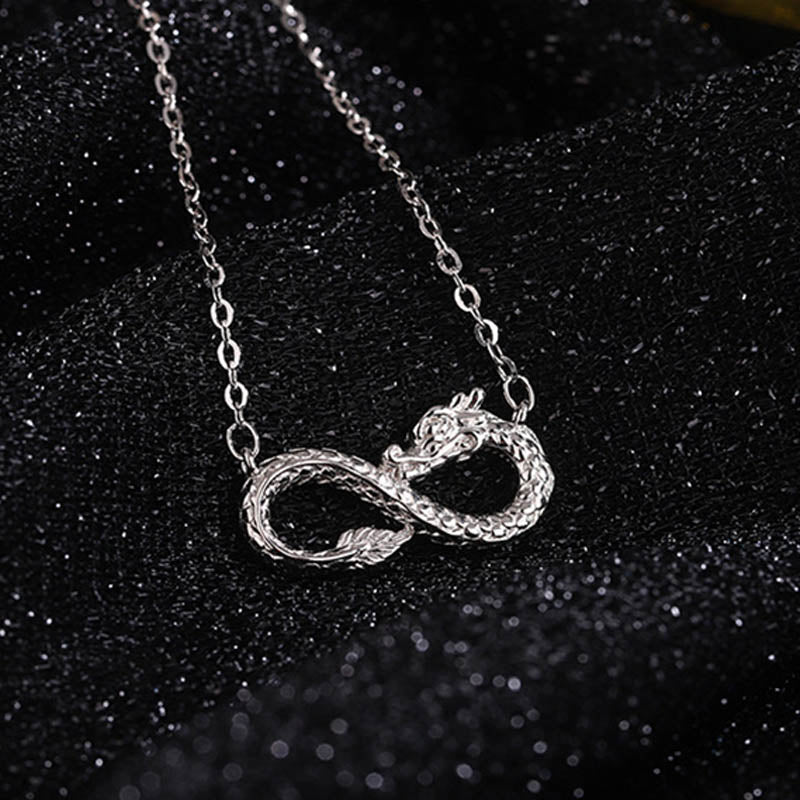 Drachenkette aus 999 Sterlingsilber | Endless Knot Success