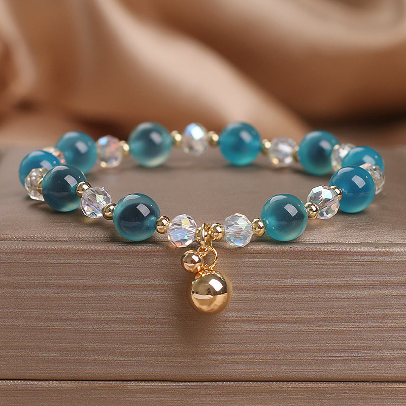 14–17 cm großes Armband aus Candy-Achat für Heilung und Harmonie