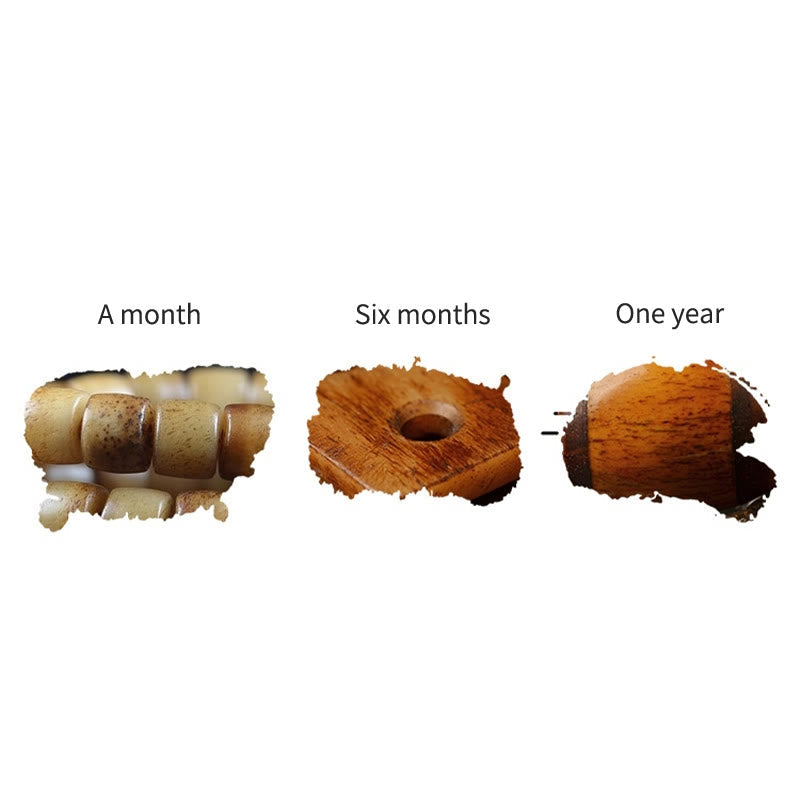 Unisex-Armband mit 108 tibetischen Yakknochen-Perlen