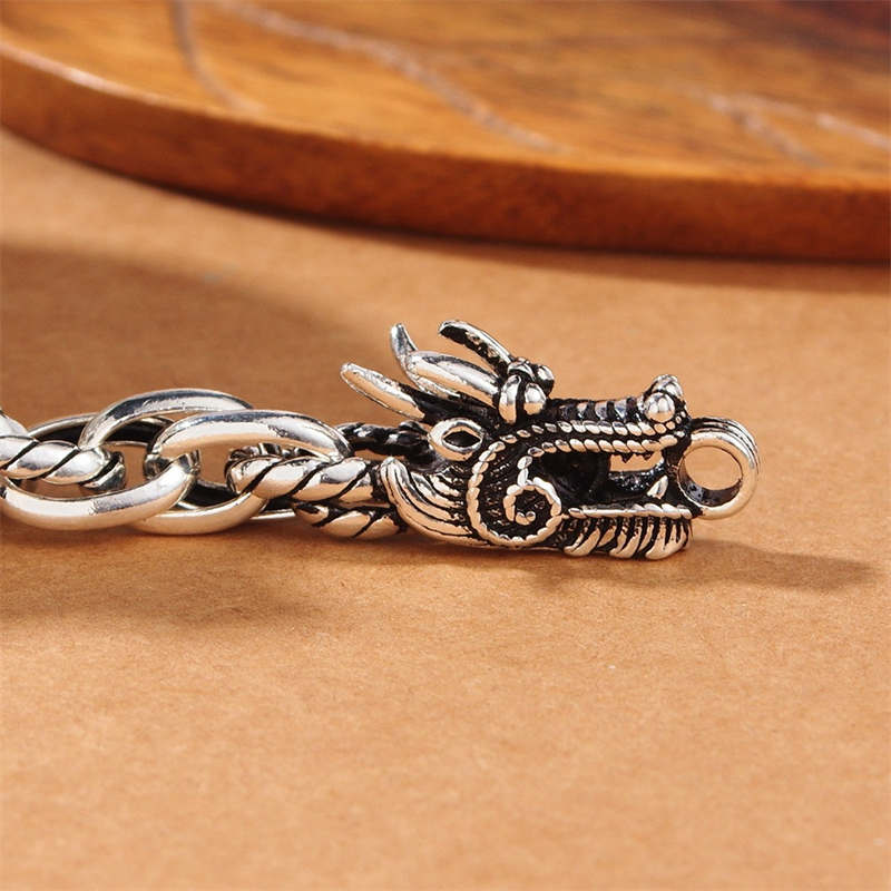 925 Sterling Silber Drachenschutzarmband