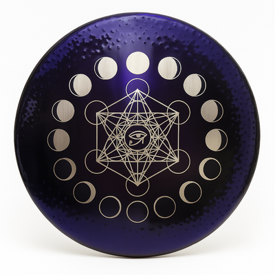 Lila Horusauge-Meditationsgong-Instrument