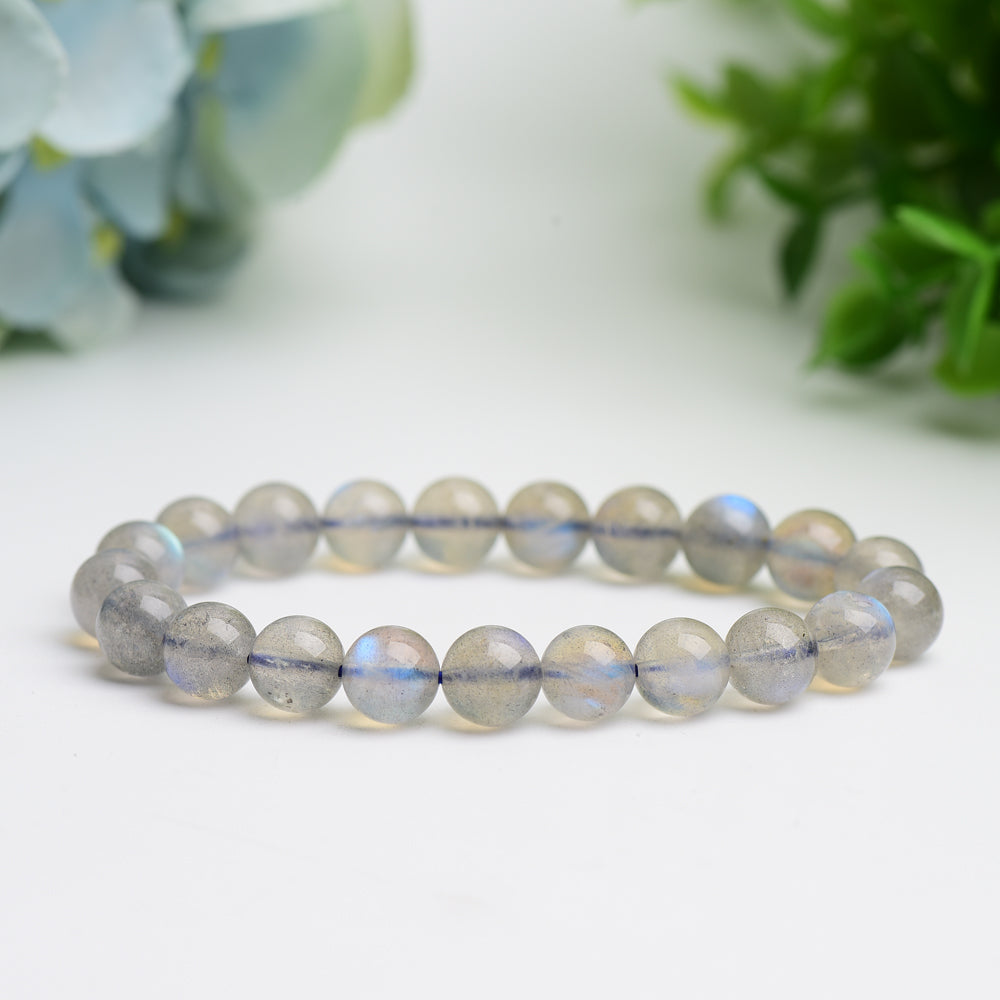 9mm Labradorite Healing Bracelet for Psychic Protection