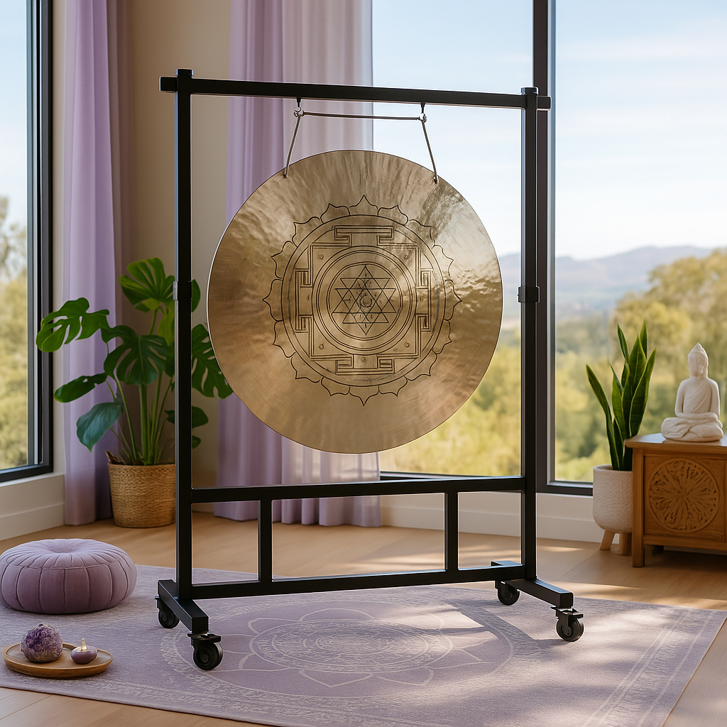 6 to 52 Inch Sri Yantra Wind Gong for Meditation
