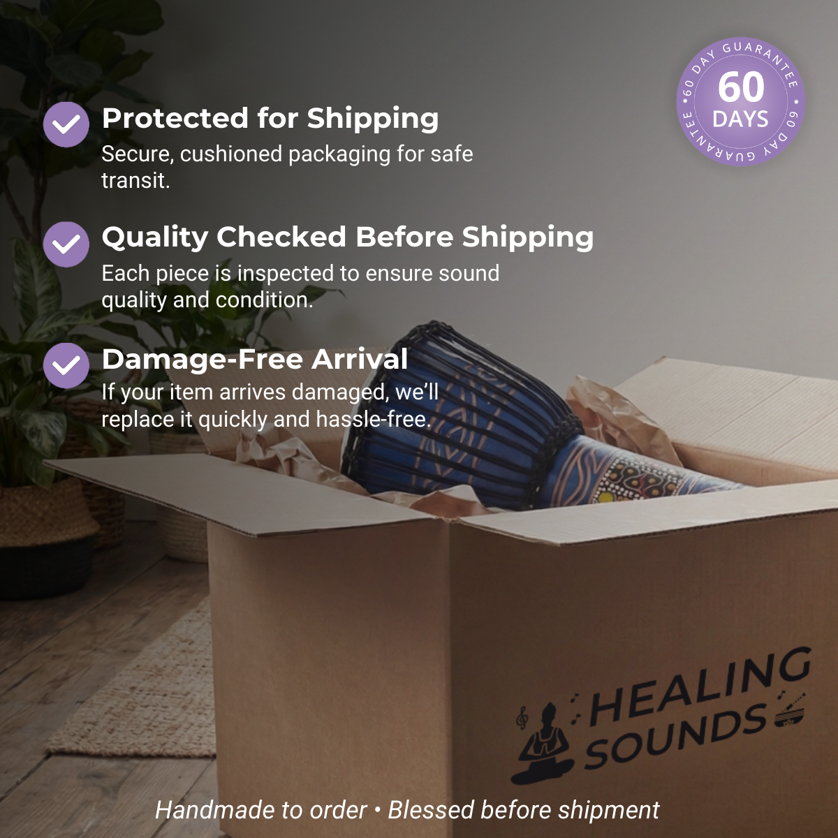 Djembe African Drum – handgefertigte Handtrommel für Anfänger