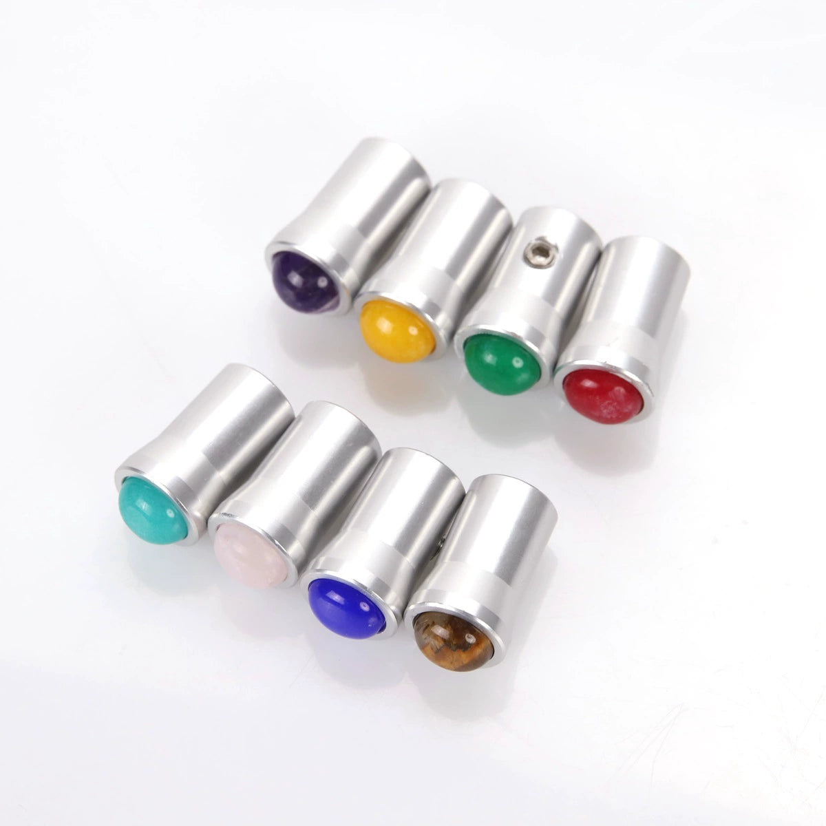 12 mm Silber Edelstein Stimmgabel Vibrationsfüße