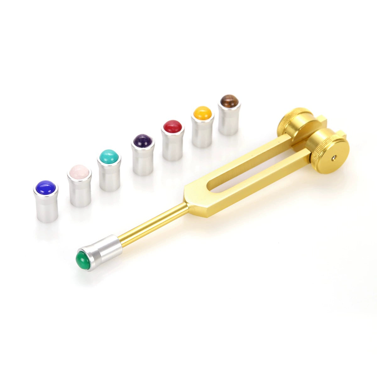 12 mm Silber Edelstein Stimmgabel Vibrationsfüße