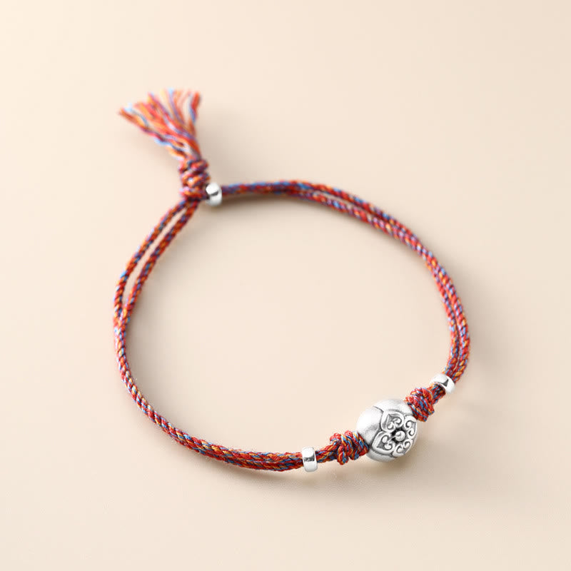 Sterling Silver Multicolored Luck Bracelet | Spiritual Protection