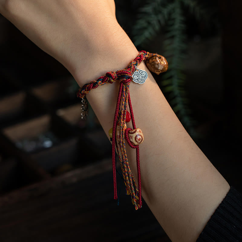Unisex Koi Fish Bracelet in 925 Sterling Silver for Protection