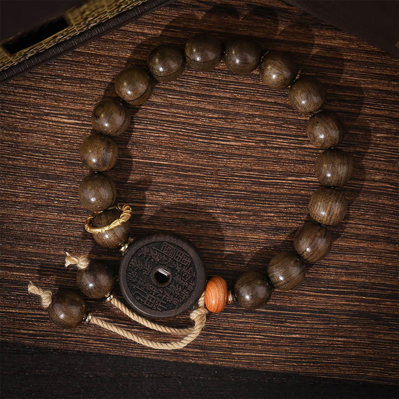 Ebenholz-Balance-Armband „Berggeister“ 14–17 cm