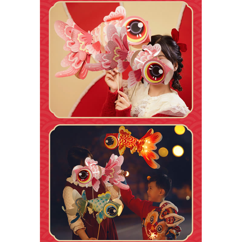 DIY Fortune Koi Fisch Papierlaterne | Mittherbstfest Dekoration