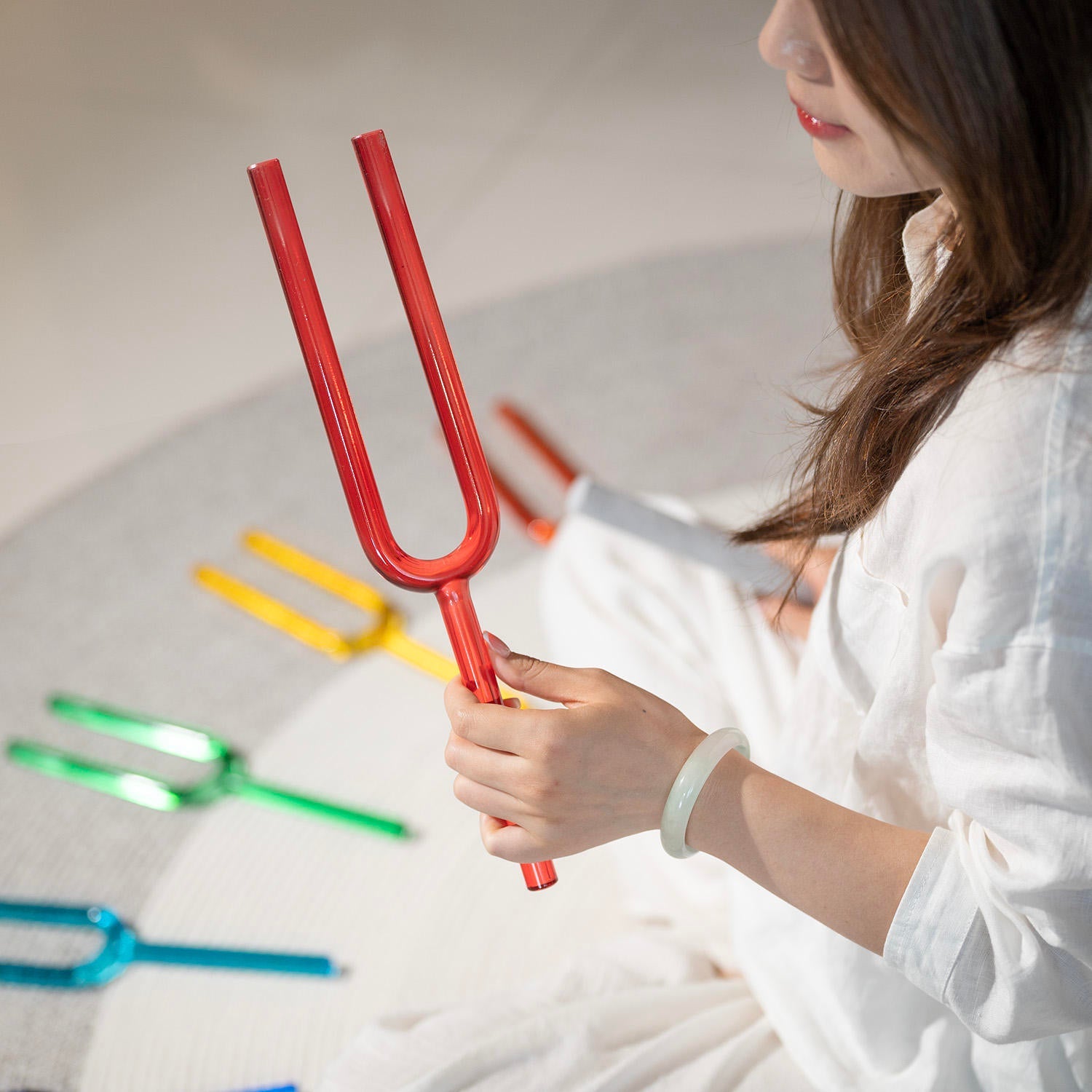 A4-Noten-Kristall-Stimmgabel – Drittes Auge-Chakra