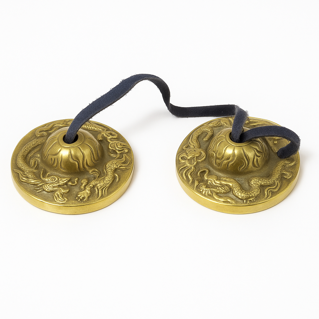 Tingsha-Buddha-Handzimbeln aus Messing zur Meditation