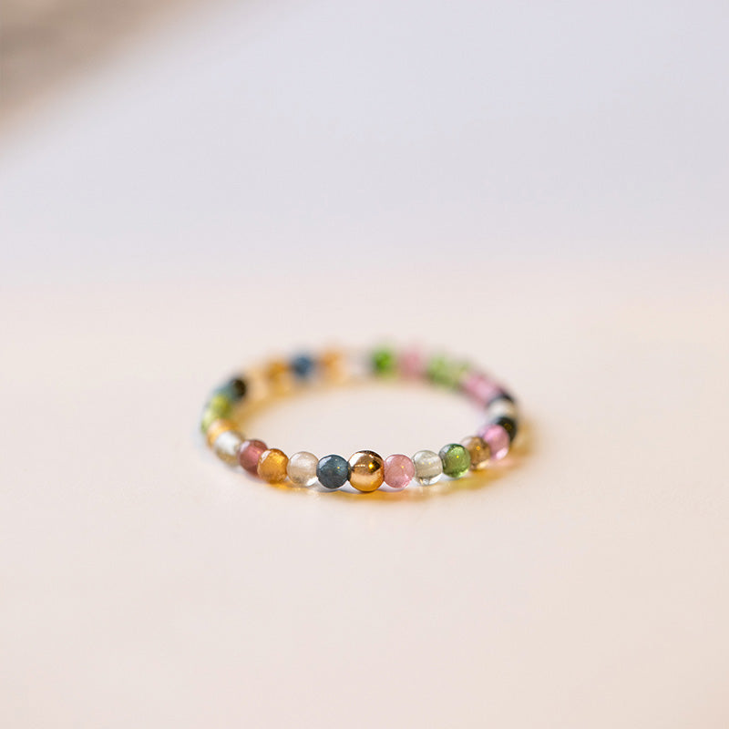 Tourmaline Spiritual Ring | 14k Gold-Plated Positive Love