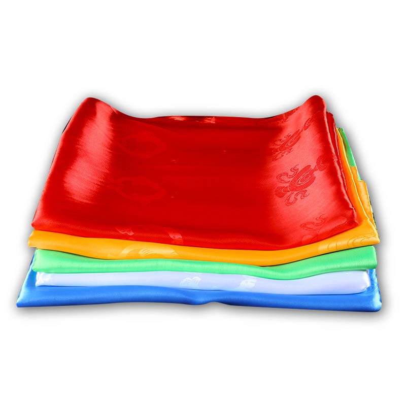 Tibetischer Khata-Schal, 235 cm, 5 Farben, Zen-Dekor