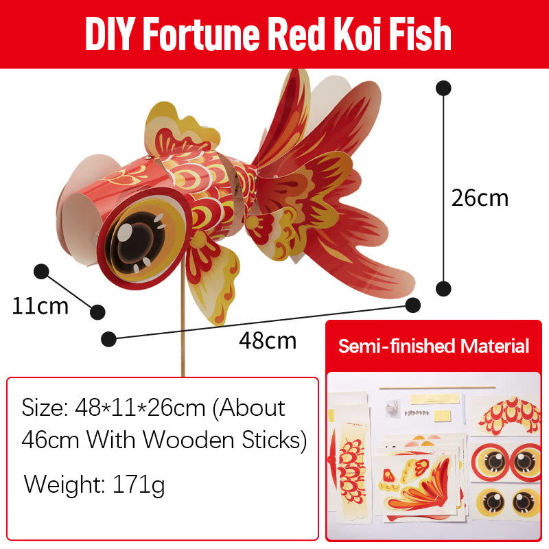DIY Fortune Koi Fisch Papierlaterne | Mittherbstfest Dekoration