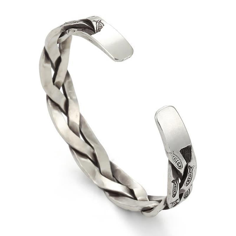 Verstellbares Kupfer-Koi-Fisch-Armband für Glück und Wohlstand