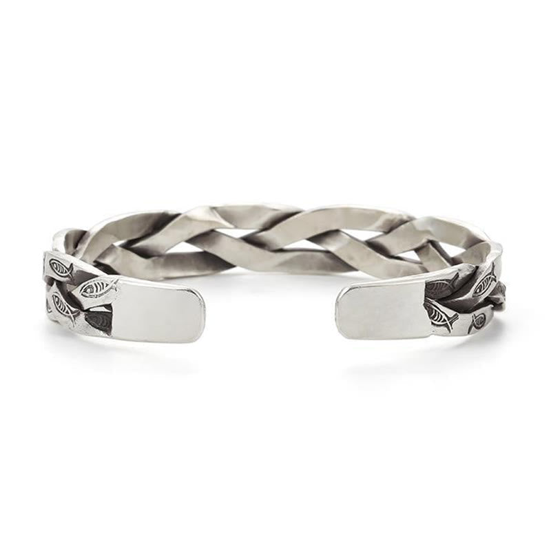 Verstellbares Kupfer-Koi-Fisch-Armband für Glück und Wohlstand
