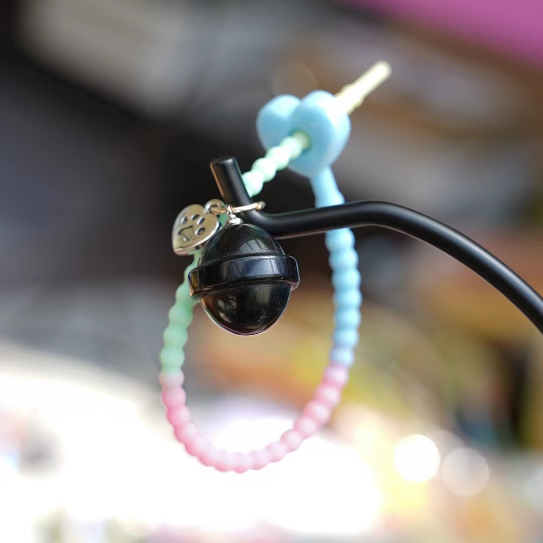 Verstellbarer Schlüsselanhänger mit Kristallheilung für Autoanhänger