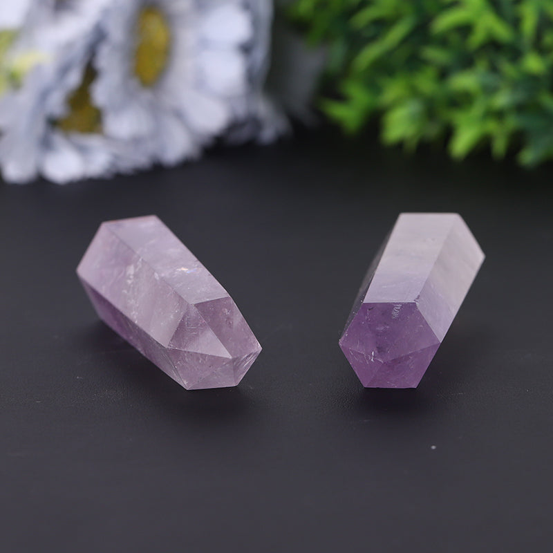 Amethyst-Kristallturm, 6,1–11,4 cm, Heilpunkt