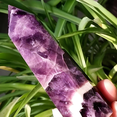 Amethyst Heilkristall Energieturm