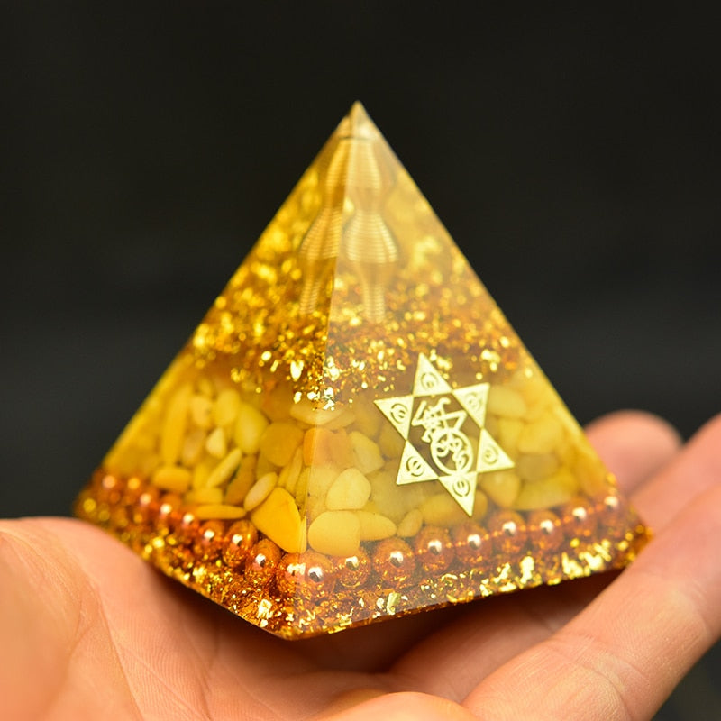 Aura Orgon Aventurin Pyramide