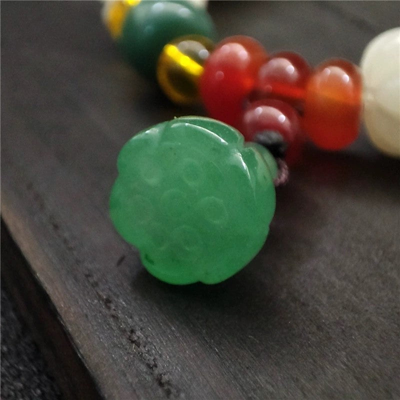 Bodhi Seed Achat Harmoniearmband für spirituelle Weisheit