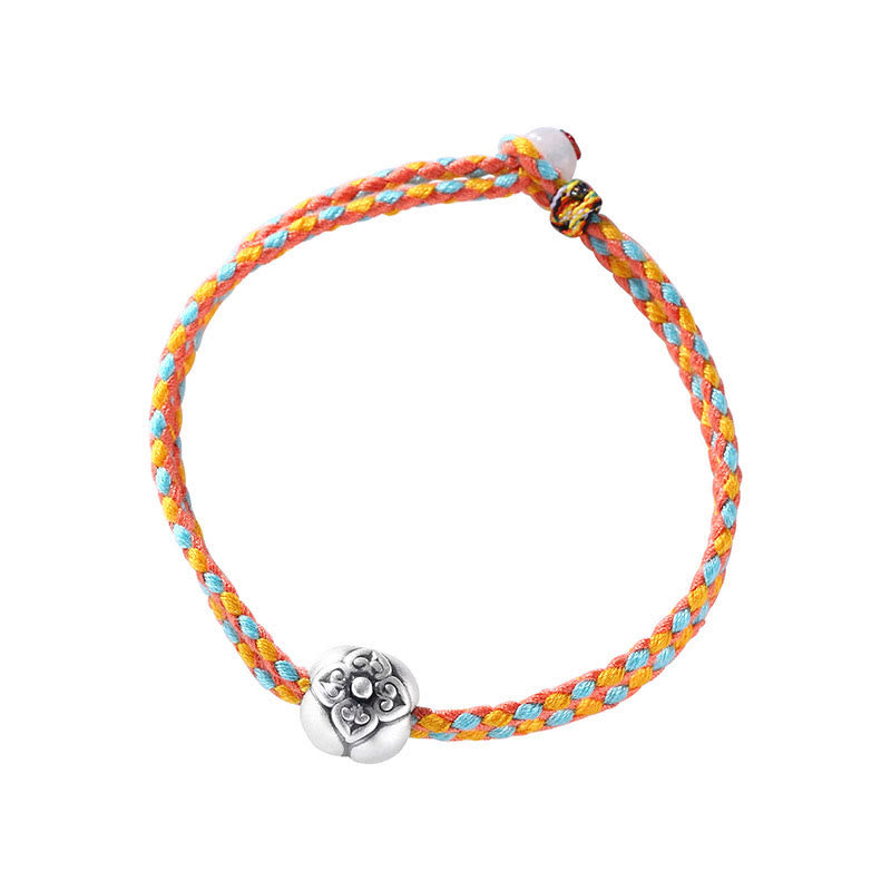 Sterling Silver Multicolored Luck Bracelet | Spiritual Protection