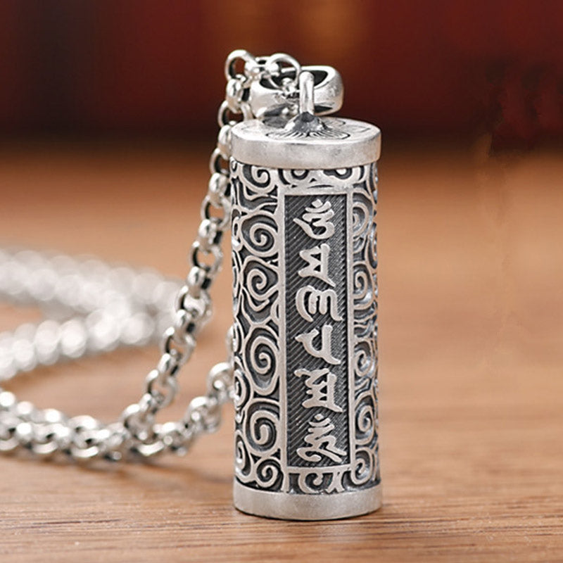 Om Mani Padme Hum Necklace | Six True Words Protection Pendant