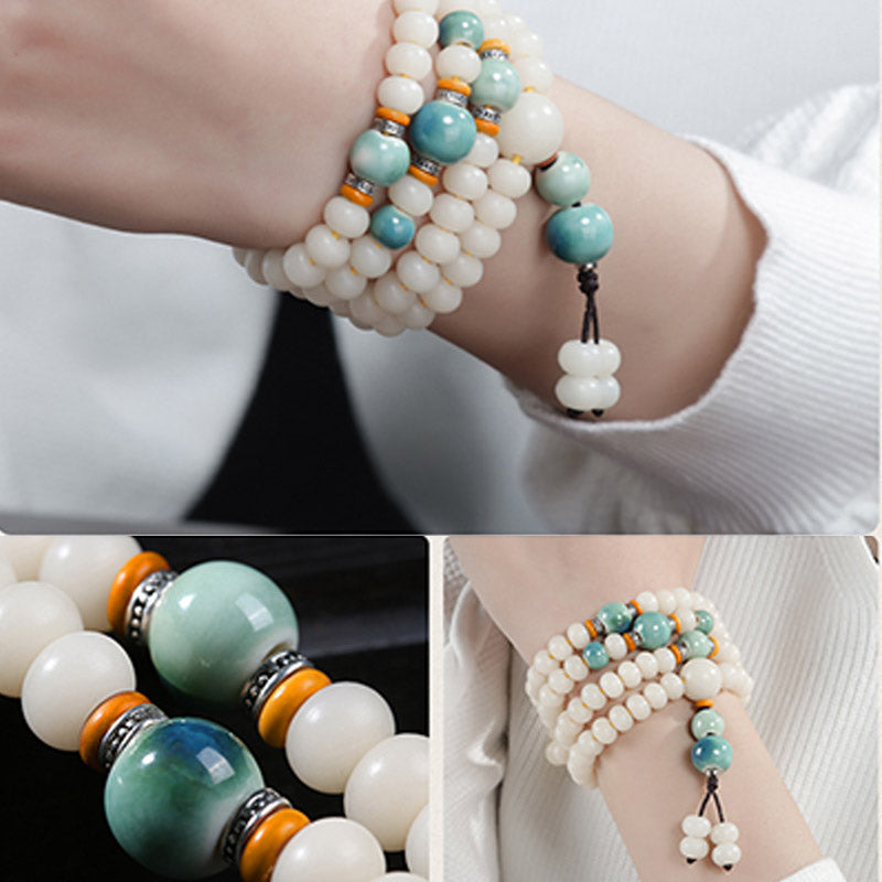 Verstellbares Bodhi-Samen-Armband für Weisheit und Meditation