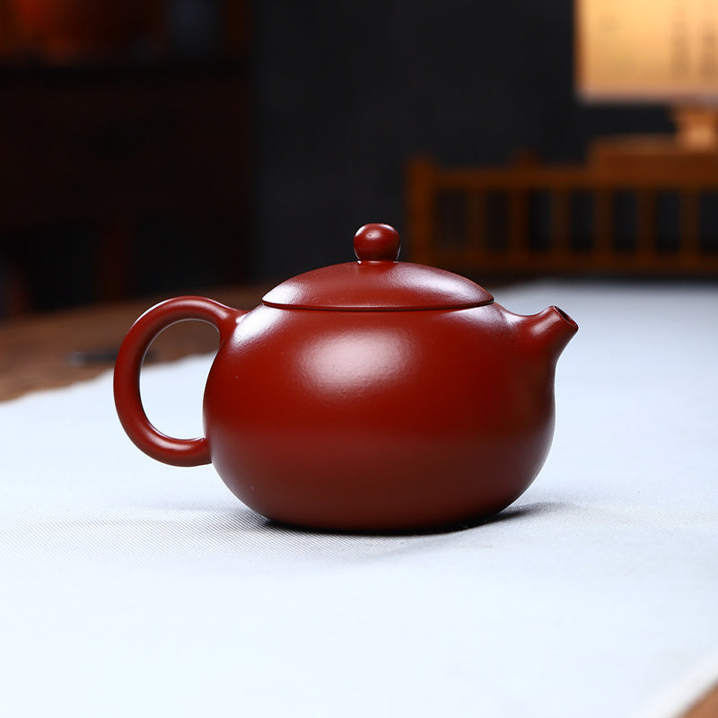 Vintage Xishi Teekanne aus lila Ton, 240 ml, für Zen-Dekor