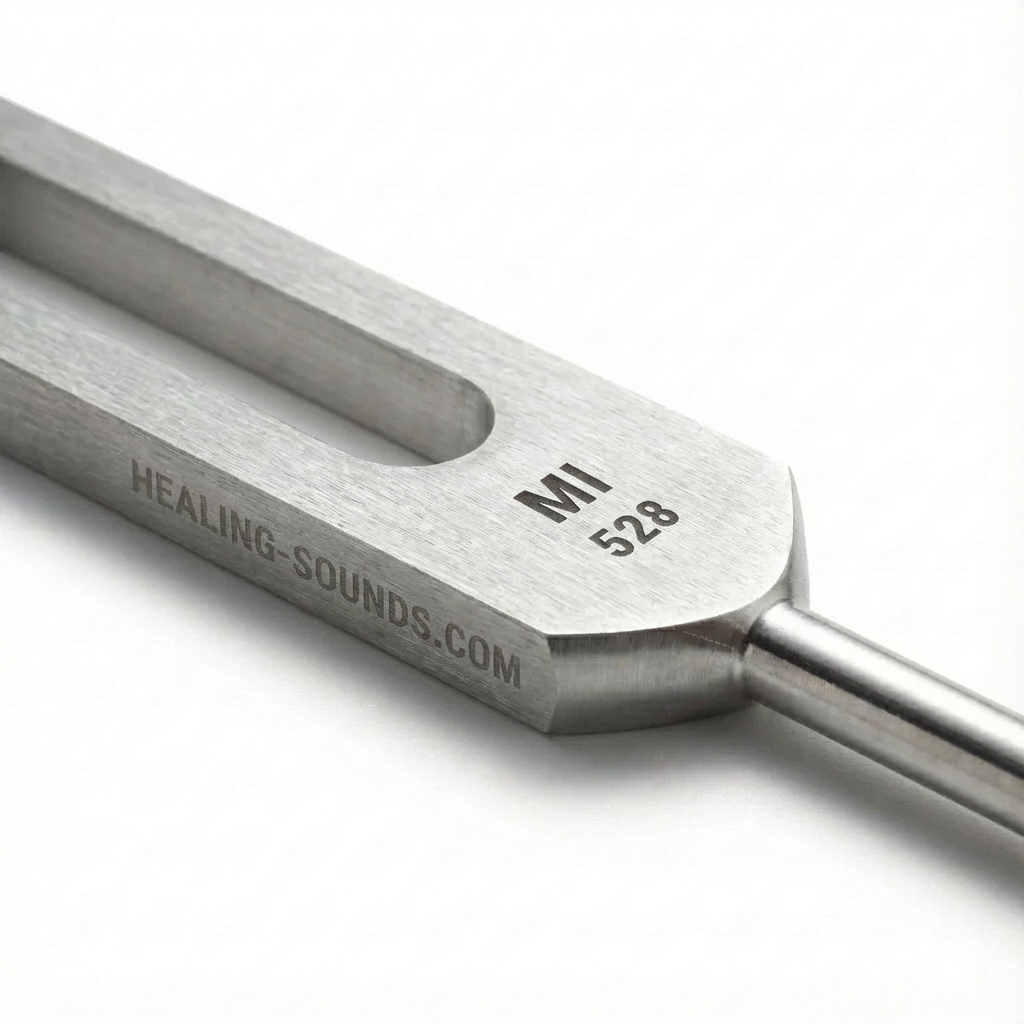 528 Hz Solfeggio-Stimmgabel zur Heilung – DNA-Reparatur, Liebesfrequenz