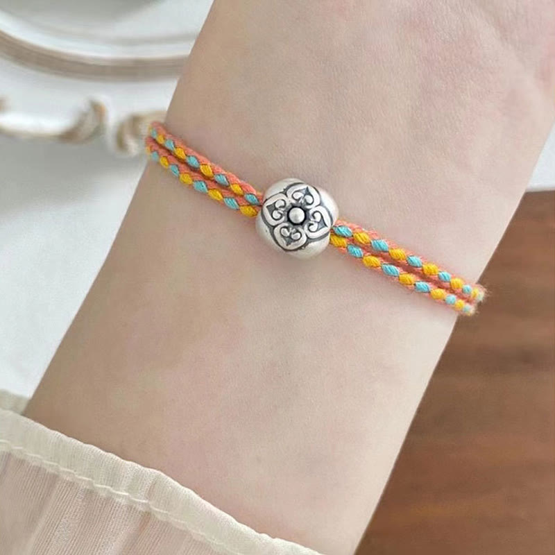 Sterling Silver Multicolored Luck Bracelet | Spiritual Protection