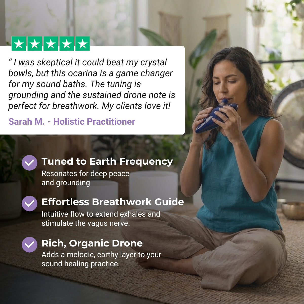 Ocarina-Anhänger mit 6 Löchern in Alto C für Anfänger – perfektes Geschenk