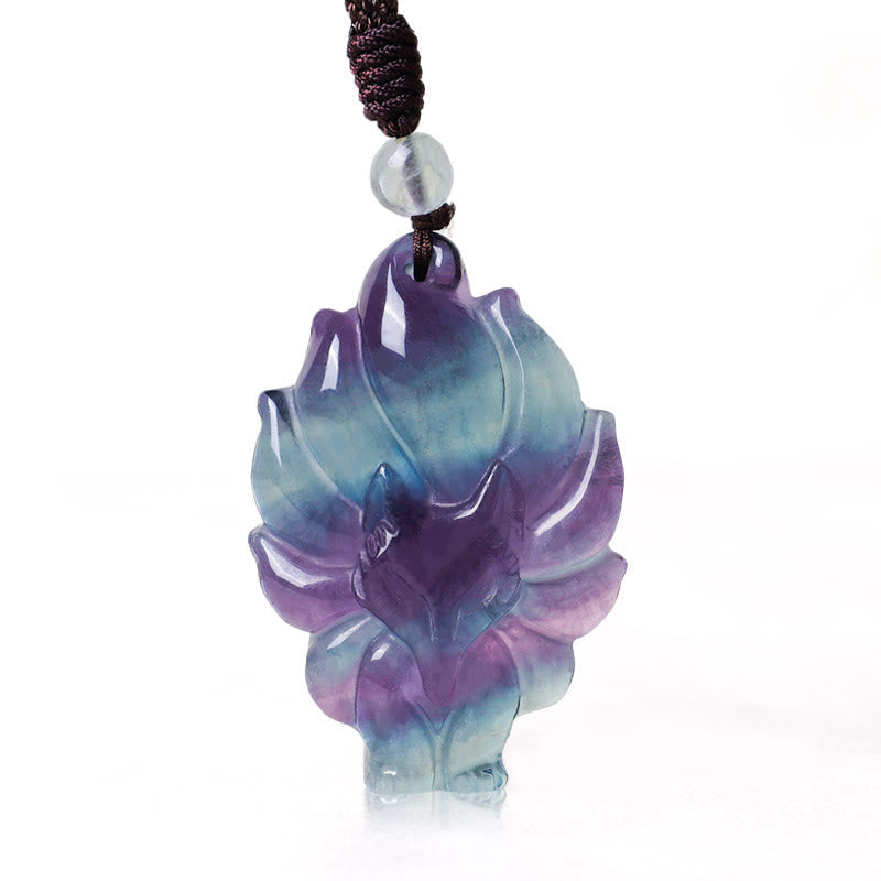 Fluorite Gold Sheen Obsidian Protection Necklace 45cm Length