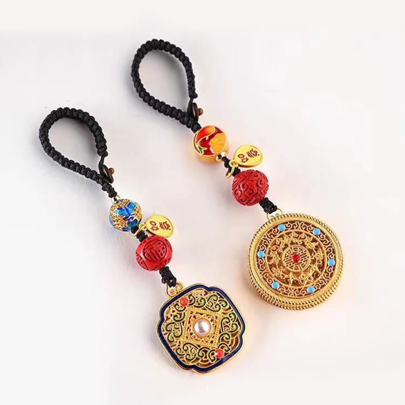 Segen Fu Charakter Ruyi Charm Schlüsselanhänger | Spiritueller Schmuck