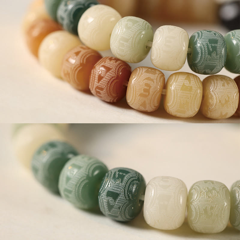 Bodhi-Samen & Obsidian Katzenkopf Weisheitsarmband