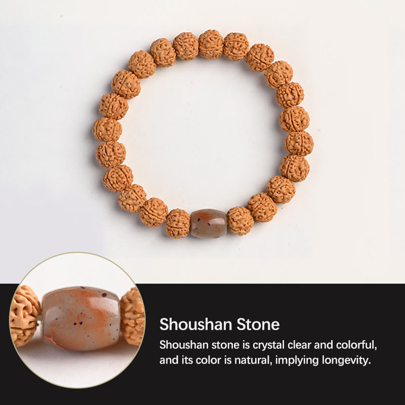 Spirituelles Armband mit Bodhi-Samen | Erleuchtung & Reichtum