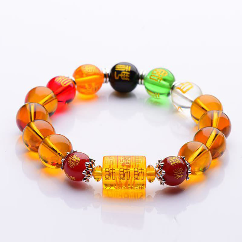10mm Citrine Bracelet for Prosperity and Happiness