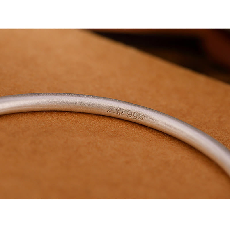 999 Sterling Silber Om Mani Padme Hum Liebesarmband