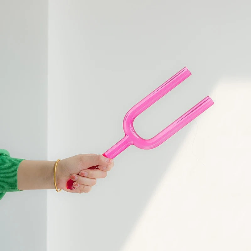 C5-Note Kristall-Stimmgabel - Höhere Chakren