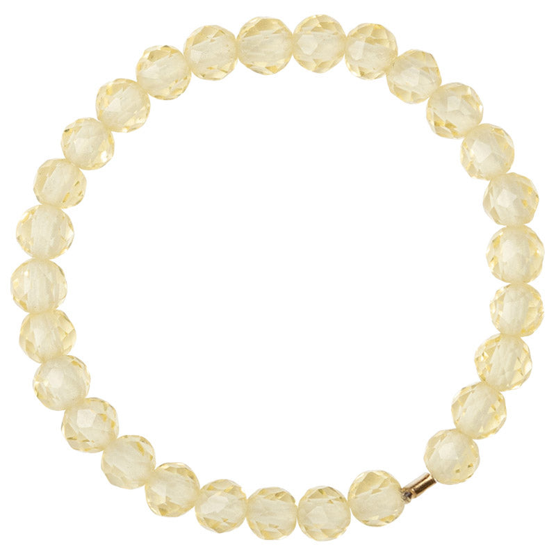 Natürlicher Citrin-Goldring Wohlstand & Glück 14 Karat vergoldet