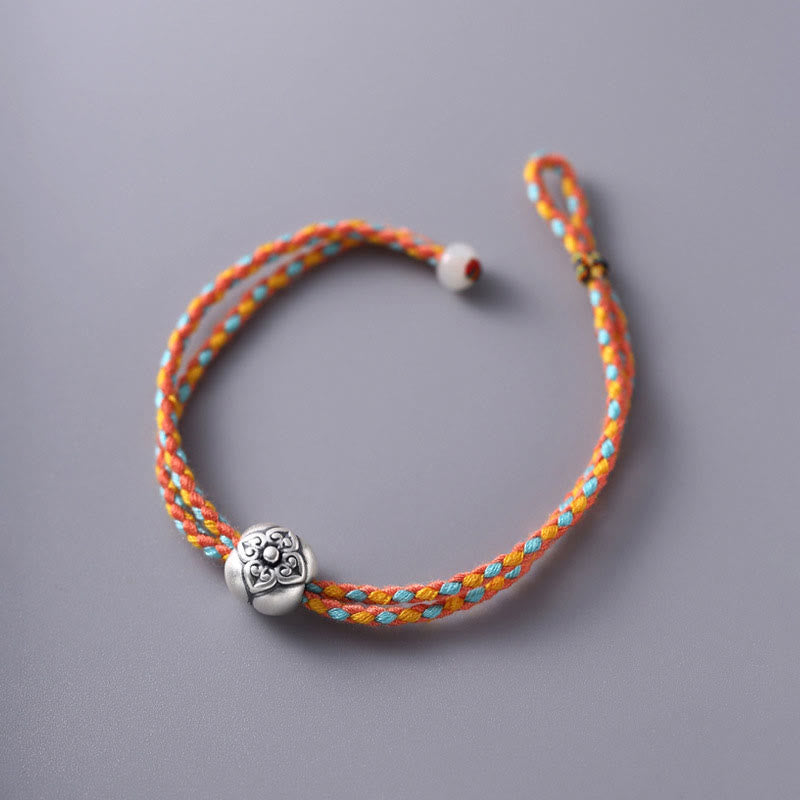 Sterling Silver Multicolored Luck Bracelet | Spiritual Protection
