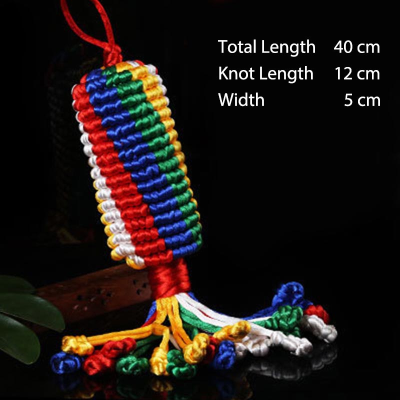 Tibetischer Vajra-Knoten, Glücksbringer-Dekoration | Zen-Heimsegen