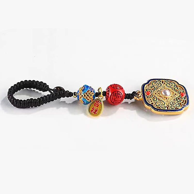 Segen Fu Charakter Ruyi Charm Schlüsselanhänger | Spiritueller Schmuck