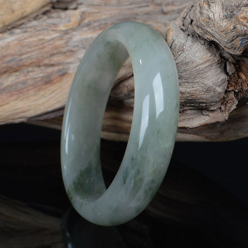 52 mm großes Armband aus natürlicher Jade für Glück und Wohlstand