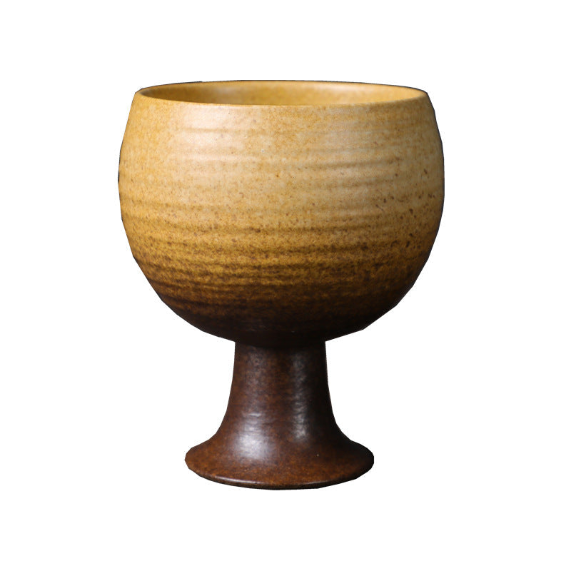 Keramikbecher, 170 ml | Elegante Teetasse im Weinstil