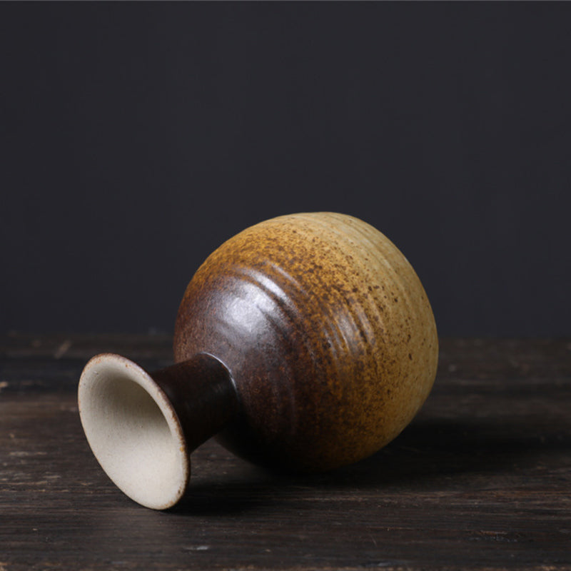Keramikbecher, 170 ml | Elegante Teetasse im Weinstil